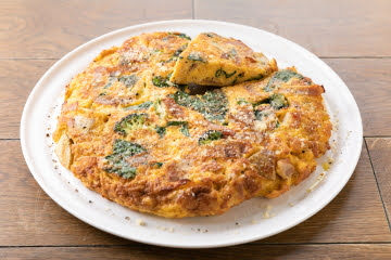 川越産小松菜&人参のフリッタータ