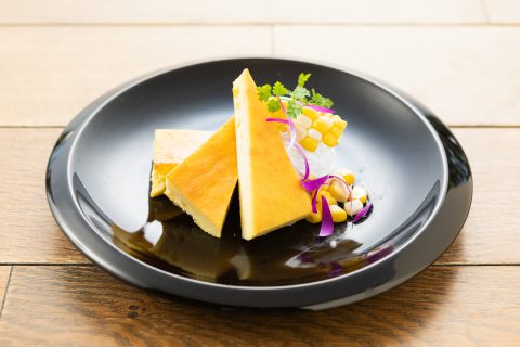 埼玉県産トウモロコシのベイクドチーズケーキ
